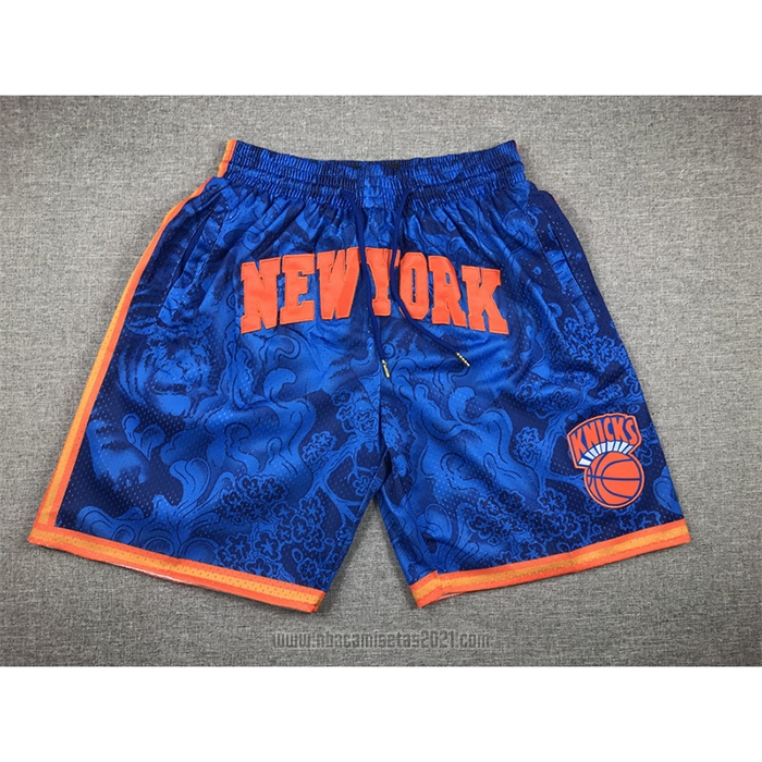 Pantalone New York Knicks Special Year Of The Tiger Azul